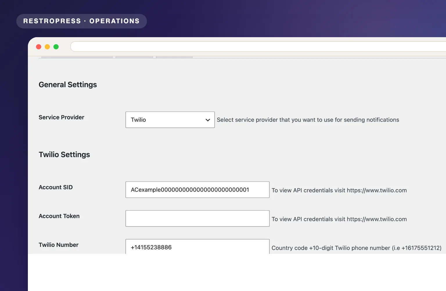 RestroPress SMS Notifications product visual