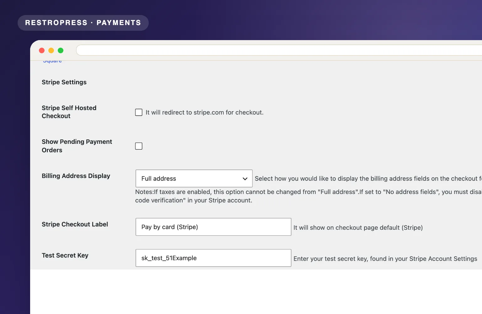 RestroPress Stripe Payment Gateway Pro product visual