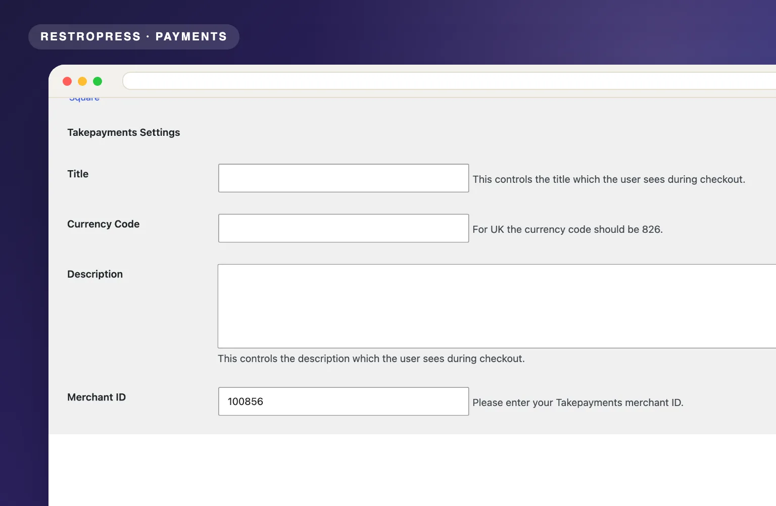 RestroPress TakePayments product visual